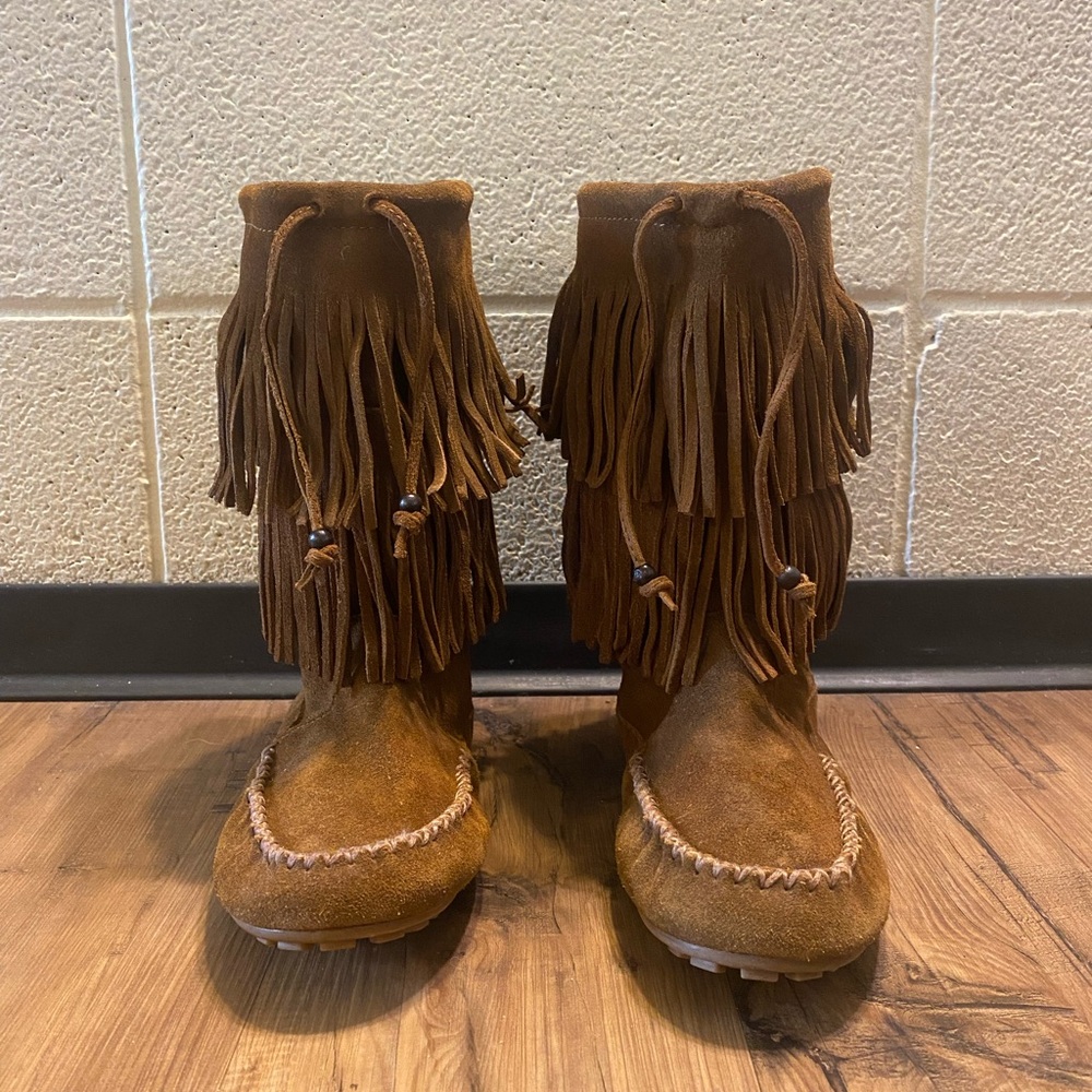 Minnetonka Double Fringe Boots